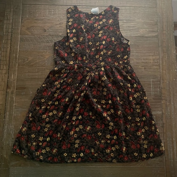Vintage 90's A-Line Floral Sun Dress Size Medium - Picture 4 of 6